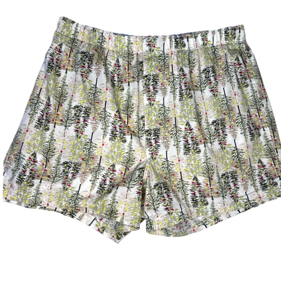 BANANA REPUBLIC Pine Tree Forest MEN'S 100%‎ Cotton Boxer Underwear Sz Small New - Picture 4 of 7